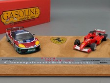 Modellautos 1:43 BBR Gasoline Ferrari 360 Modena #62 + F2001 #1 WM Set 2-tlg OVP