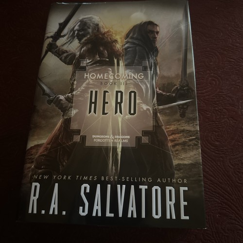 HERO: HOMECOMING, BOOK III By R. A. Salvatore - Hardcover TRUE 1st Edition Print