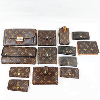 Louis Vuitton Monograma Billetera Larga Cartera 13 Piezas Set BASURA 590011