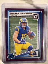 2025 Panini Donruss - Rated Rookie Terrance Ferguson #323 Purple Press Proof (RC