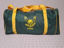 South African Rugby Springboks Holdall S.A.R.U Travel Kit Bag Green & Yellow