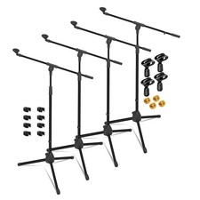 5Core Tripod Mic Stand Heavy Duty Adjustable 72" Floor Microphone Boom Arm 4x