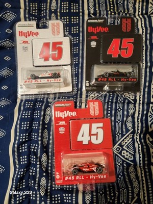 Lot Of 3 HyVee Die Cast Indy Cars #45 1:64 See Description