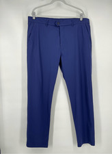 Greyson Montauk Navy Blue Performance Resort Golf Pants Stretch Size 4032 EUC