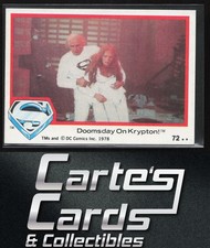 Doomsday On Krypton! 1978 Topps Superman: The Movie #72 Marlon Brando
