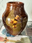 Rookwood Pottery Cabinet Vase Standard Glaze Floral Painting Irene Bishop 1903