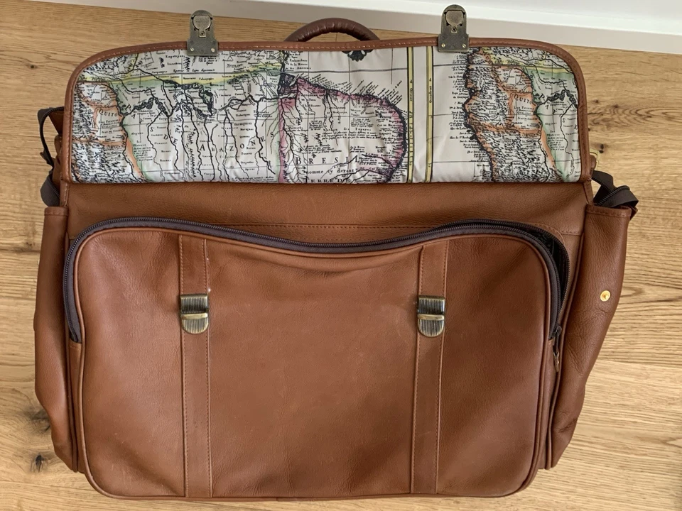 Reisetasche Weekender Leder NP 200€ - Bild 4 von 4
