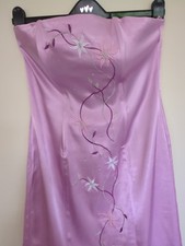 Immaculate WEST ONE  Pink Party Dress Slight Stretch Size 12 Washable