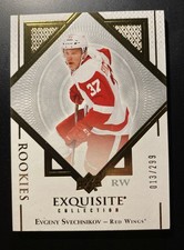 2017-18 Upper Deck Black Diamond Exquisite Rookies Evgeny Svechnikov RC /299