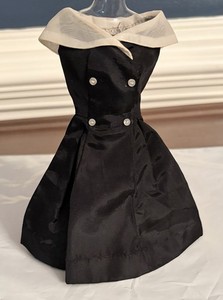 Vintage Barbie Black and White Dress | eBay