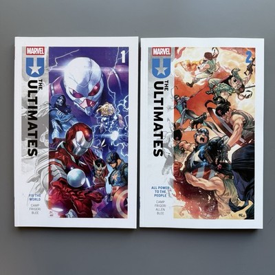 The Ultimates by Deniz Camp Vol 1 and 2 TPB Lot Fix The World All Power Set NEW