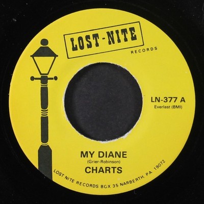 CHARTS: my diane / baby be mine LOST NITE 7'' Single 45 RPM