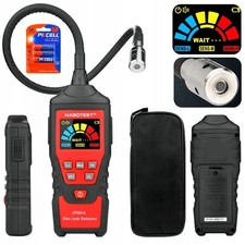 Gasmelder mit Alarm Erdgas Gaslecksuchgerät Methan Propan Leckdetektor LCD 40cm