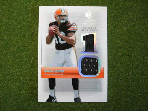 2007 SP Rookie Threads Brady Quinn dual jersey card jsy - Picture 1 of 1