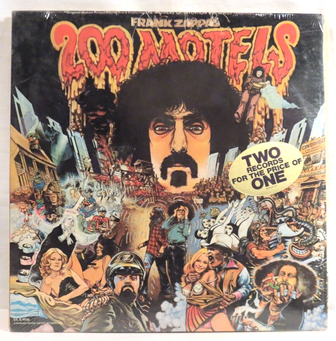 米2discs LP Frank Zappa 200 Motels ZR38461 Zappa Records