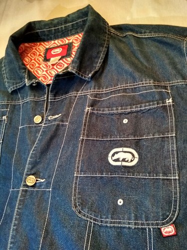 ECKO UNLTD Fantastic Four Jean Jacket Denim Coat XXXL (3XL) Y2K with Comic Book! - Picture 15 of 24