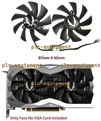 GA92A2H DC12V graphics fan for ZOTAC GAMING GeForce RTX 2060 AMP Graphics card 