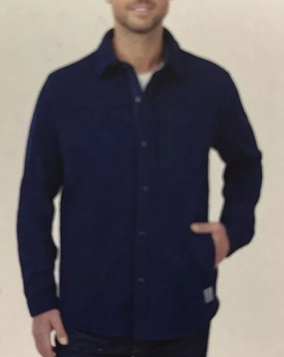 Rugged Elements Men's Fleece-Lined Sweater, Blue, L - 第 1/4 張圖片