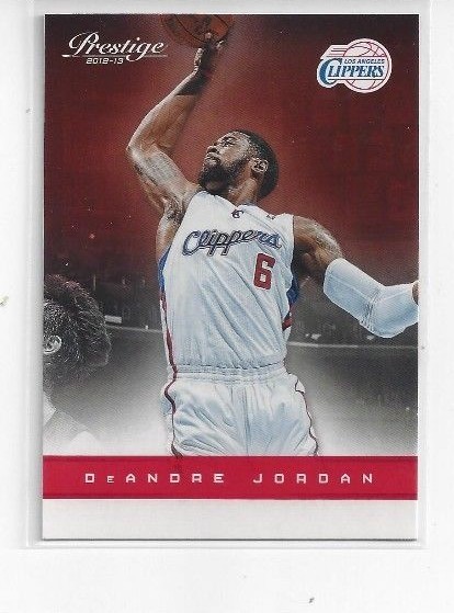 2012-13 PANINI PRESTIGE BASKETBALL DEANDRE JORDAN #84 - LOS ANGELES CLIPPERS