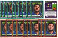 x300 Blake Corum 2024 Score A-Treat Rising Stars Orange Green Rookie Card RC lot
