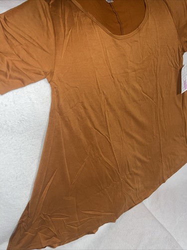 Lularore Perfect T Tunic Jersey Shirt Solid Bronze Brown Medium 12-18 Modal ❤️ - Picture 6 of 12