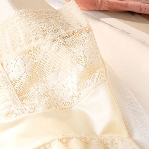 Paquete de 1/6 bragas de encaje cintura alta ropa interior satinada lencería ropa para dormir para mujer - Imagen 12 de 20