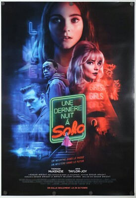 Last Night In Soho - original movie poster - 27x39 Final Edgar Wright FR CA