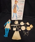 Vintage 1965 Marx Jane West 11" Doll Action Figure & Accessories