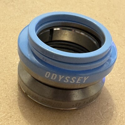 SELTENES integriertes Odyssey BMX Low Stack Headset - limitierte Auflage dampfblau