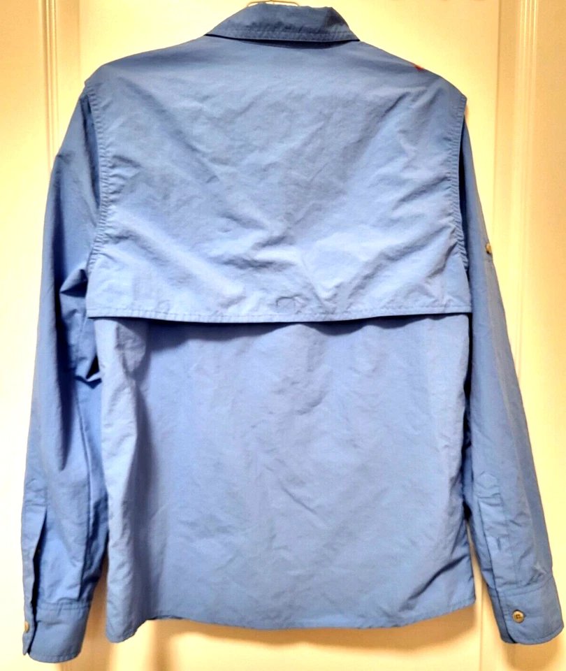 J KHAKI Shirt Vented Back Blue Button Up Long Sleeves Boys XL - Image 3 of 4