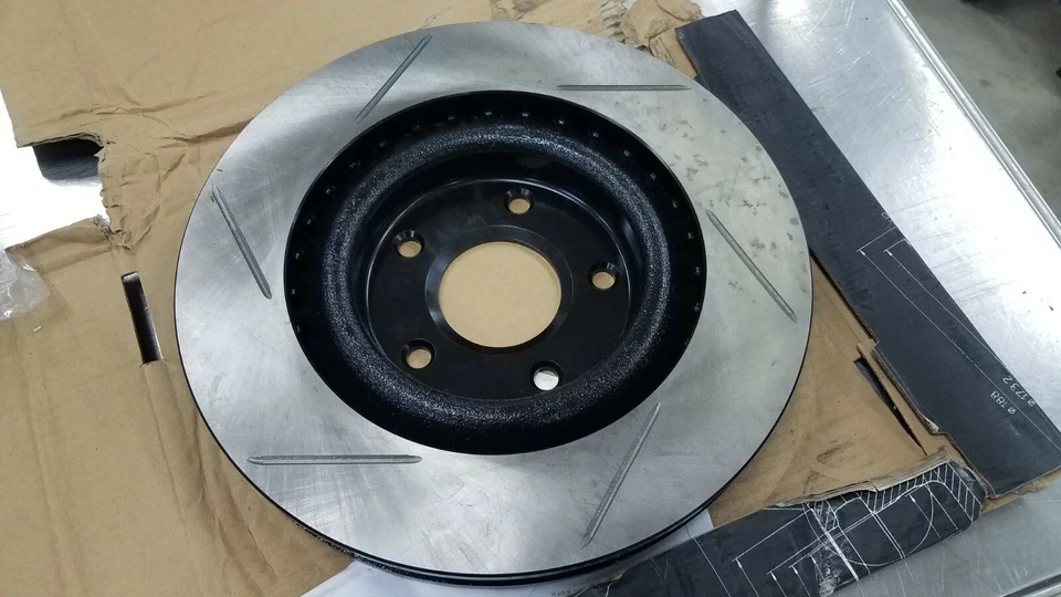 STOPTECH 126.62085SL SPORT SLOTTED FRONT DRIVERS SIDE BRAKE ROTOR NIB - Image 3 of 4