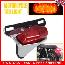 12 LED Universal Motorcycle Motorbike Rear Brake Stop Tail Light Red Lens Lights