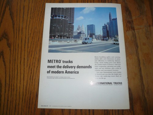 Folleto de ventas de International Metro - vintage - AD-4562-S1 - Imagen 9 de 9