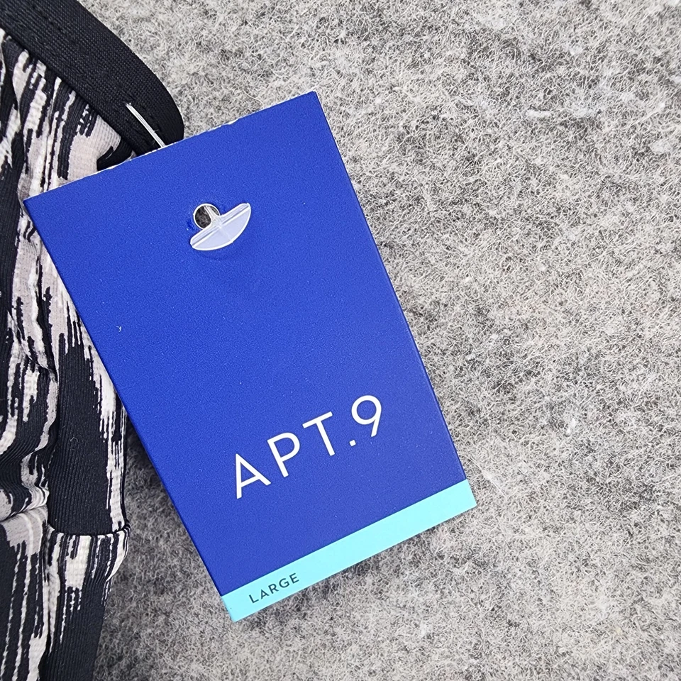 Traje de baño grande negro blanco APT 9 Tankini para mujer Foto 3 de 4