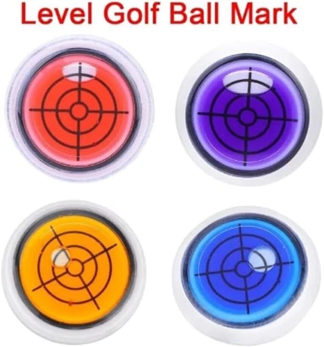 Golf Ball Marker Round Cap Clip Mark with Level Function, Golf Ball Marker New - Bild 5 von 14