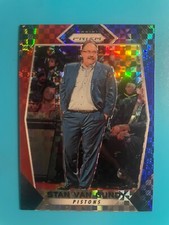 2017-18 Prizm Stan Van Gundy Red White Blue Checker SP Detroit Pistons 🔥