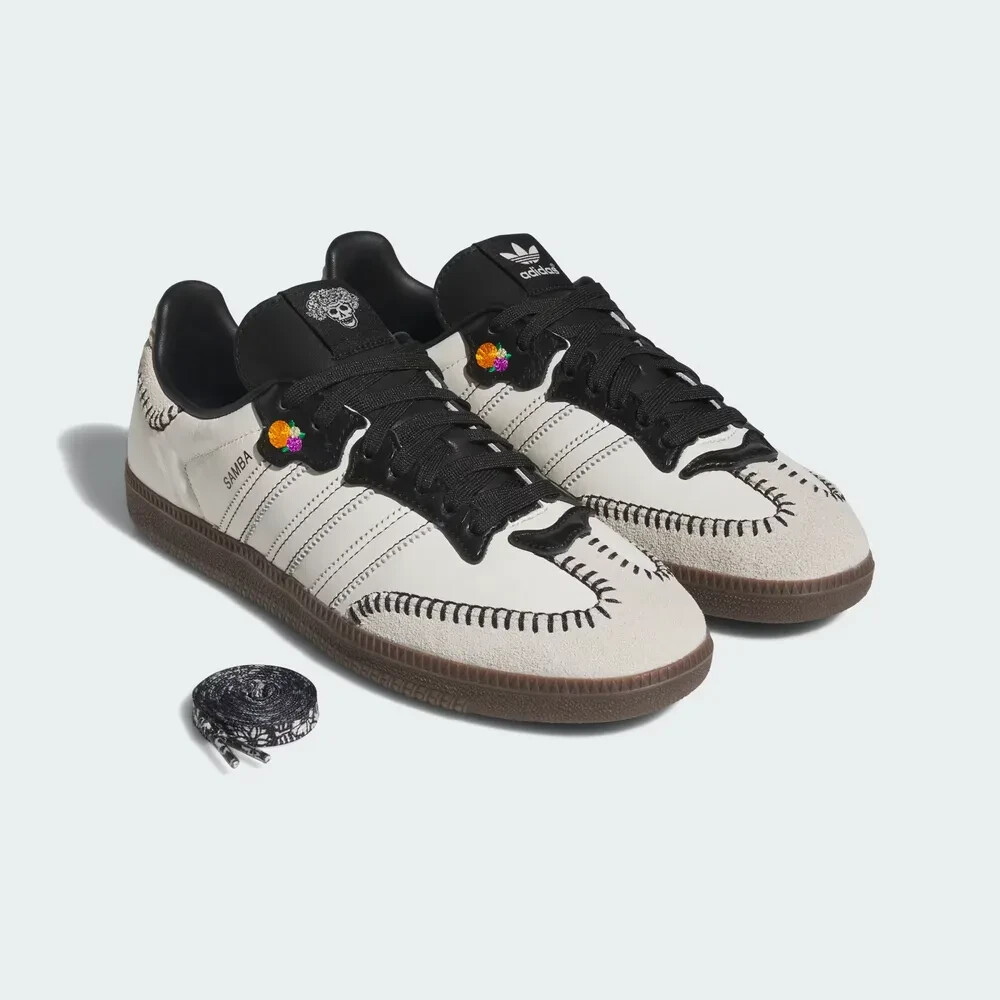 Adidas Originals Samba Dia De Los Muertos Off White Crew