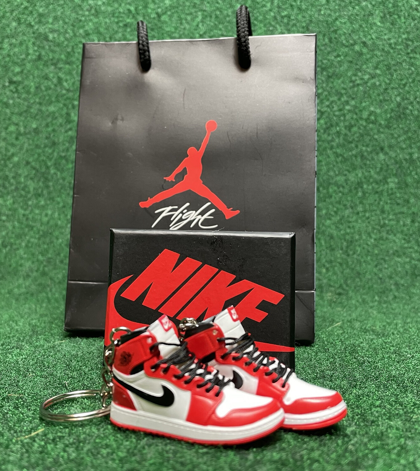Nike Air Jordan 1 sneaker shoe keychain With Gift Bag And Mini Box - 4 Pc  Set | eBay