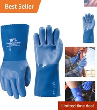 Versatile Heavy Duty Work Gloves  Waterproof  Abrasion Resistant  Large Size