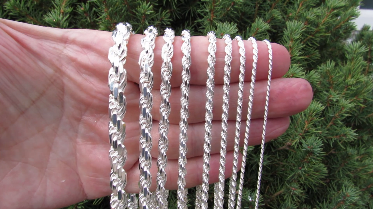 Collana Con Catena Regolabile In Argento Sterling - 24 Pollici, Italia - Italia - Foto 3