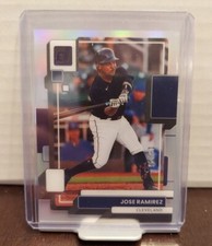 2022 Chronicles Clearly Donruss Purple #/25 Jose Ramirez - Cleveland Indians SP