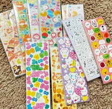 10 sheet Korean Diary Deco Stickers Cute Animal girls Style Scrapbooking Kawaii