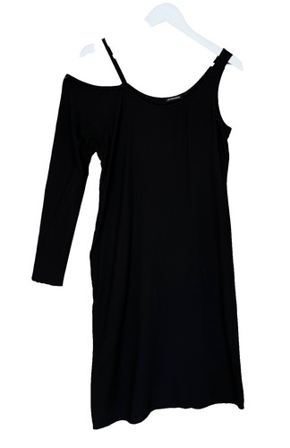 New ANN DEMEULEMEESTER Black Long Cardigan Open Knit Avant Garde