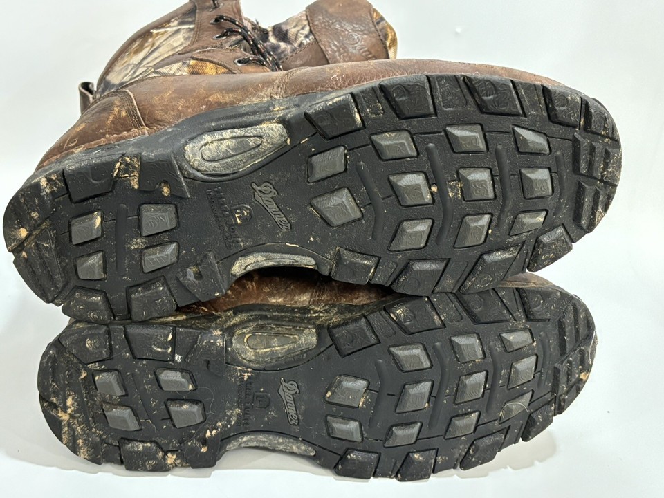 Danner Boots 8" Pronghorn Insulated 1200G GTX Gore Tex 13 Camo Hunting