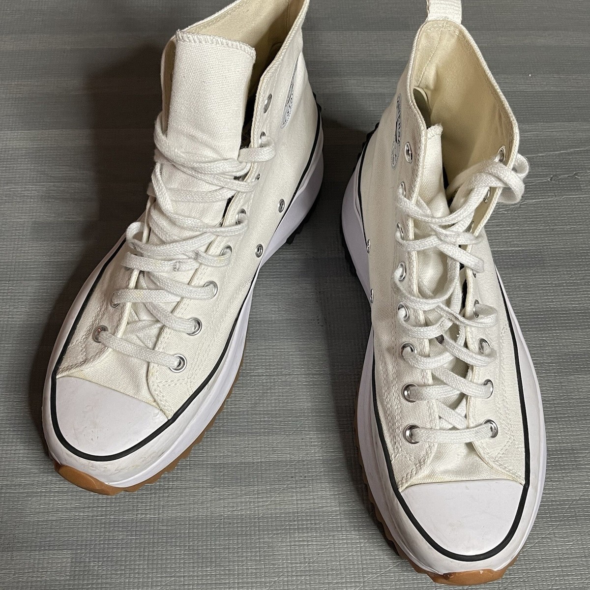 Converse Run Star Hike High \'White Black Gum\' Unisex Sneaker 166799C Converse Run Star Hike Shoes White 166799C | Chicago City Sports main image 2