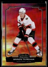 2022-23 O-Pee-Chee Sunset Parallel Brady Tkachuk #195