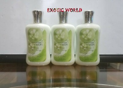 BATH & BODY WORKS CUCUMBER MELON BODY LOTION 8 FL OZ EACH (SET OF 3)