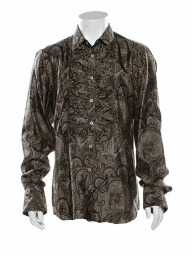 Burberry 100% seda Camisas de vestir para hombres