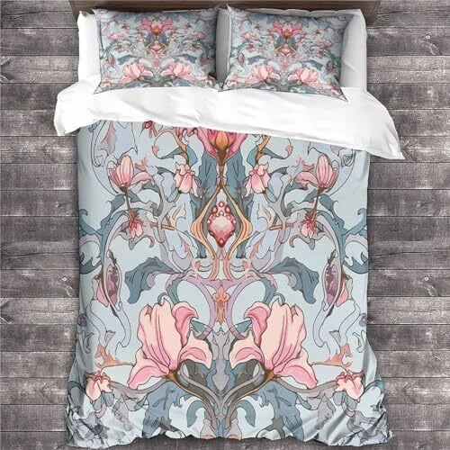 William Morris Duvet Cover Bedding Set,3D Duvet Cover with Pillowcases - Picture 6 of 11