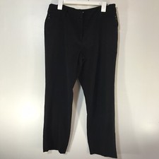 Cato Black Mid-Rise Straight Fit Dress Pants Womens Size 14P